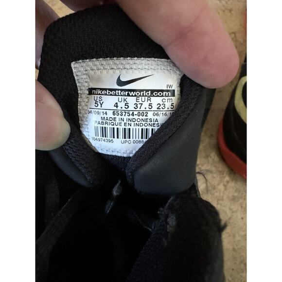 Nike‎ Air Max Stutter Step 2 Unisex Shoes 5Y 653754-002 Black Basketball Sneaker - Picture 9 of 10